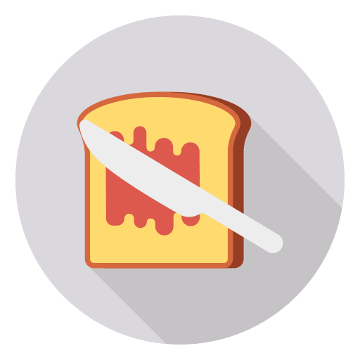 Toast bakery toast bread icon