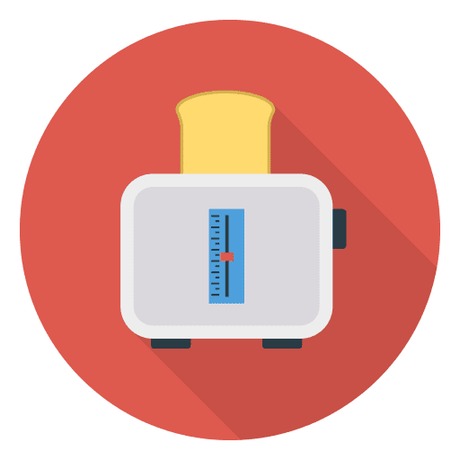 Toaster bakery kitchenware breakfast icon