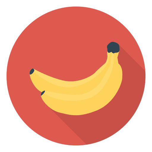 Banana organic healthy food banana icon