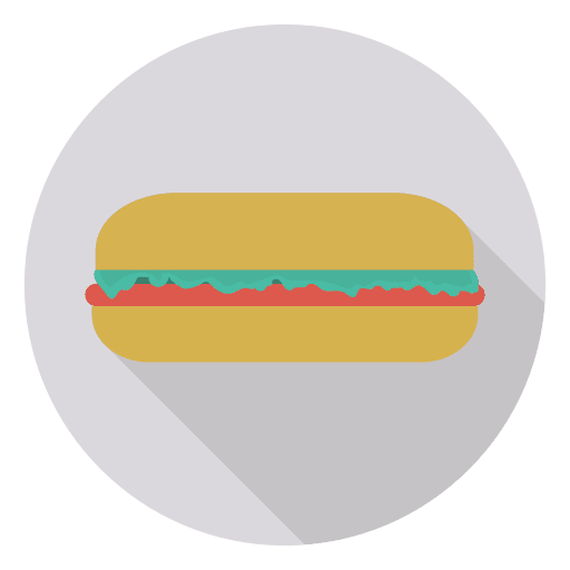 Burger fast food hamburger burger icon