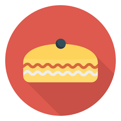 Cake food and restaurant food sweet icon