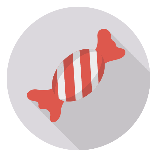 Candy sugar food and restaurant food icon