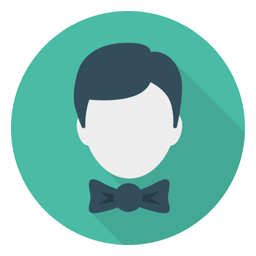 Waiter uniform worker waiter icon