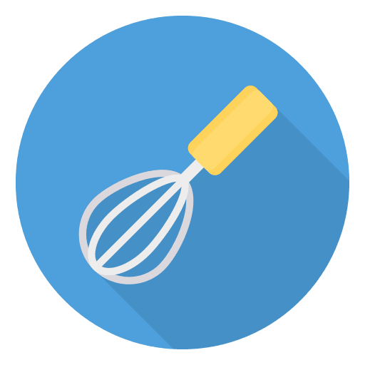 Whisk whisk kitchen pack food and restaurant icon