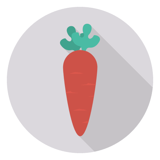 Carrot healthy food diet vegan icon