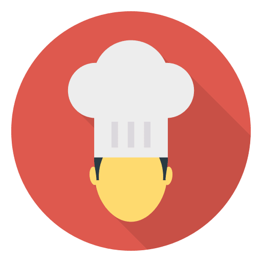 Chef people professions and jobs user icon