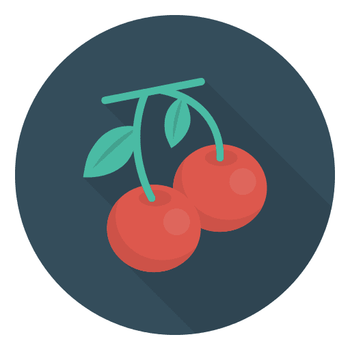 Cherries cherry food and restaurant cherries icon