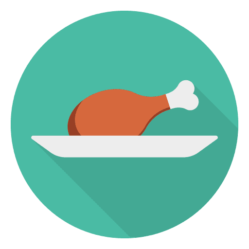Chicken leg chicken roast chicken food and restaurant icon