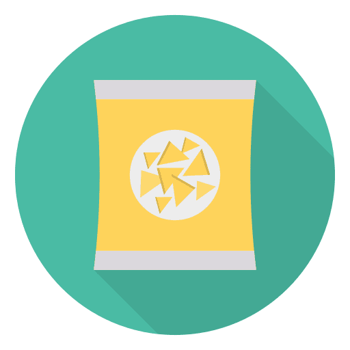 Chips chips food and restaurant food icon