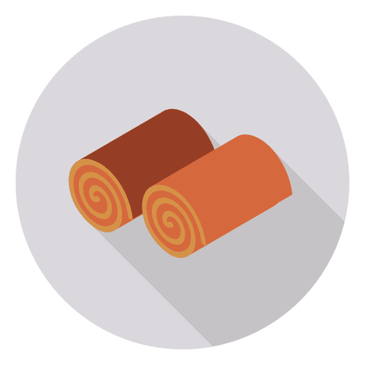 Cinnamon roll bakery food and restaurant sweet icon