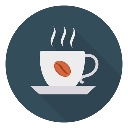 Coffee cup food chocolate tea cup icon