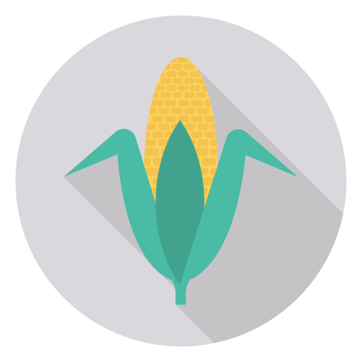 Corn diet organic vegan icon
