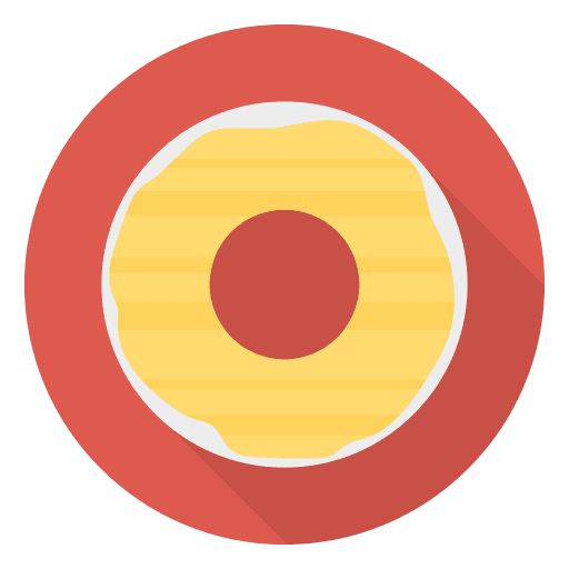 Donut sweet food and restaurant doughnut icon