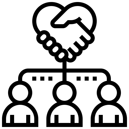 Crm management business and finance client icon