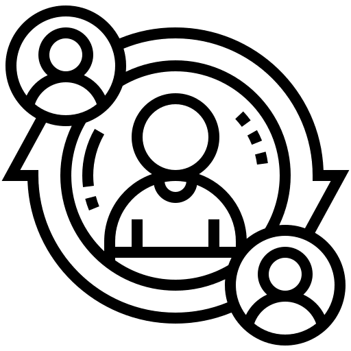 Employee business and finance employee manager icon