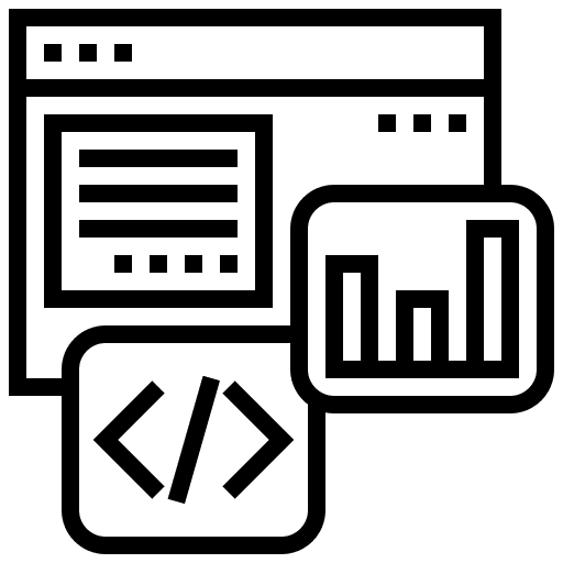 Contact management browser coding icon