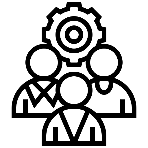 Development scrum teams gear icon