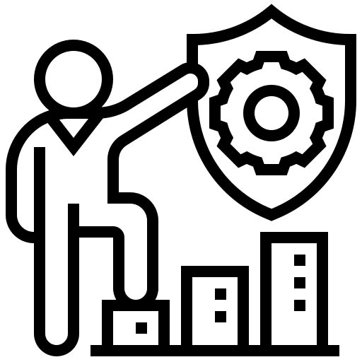 Risks planning risk analysis icon