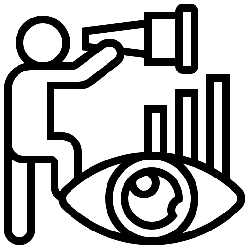 Vision product eye vision icon