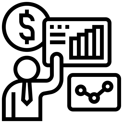 Business business and finance analytics result icon