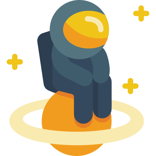 Astronaut professions and jobs people astronaut icon