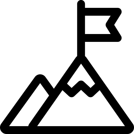 Goal goal flag mission icon