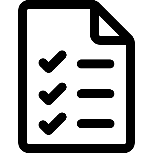 List conclusion to do interface icon