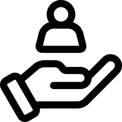 Value retention people ads icon