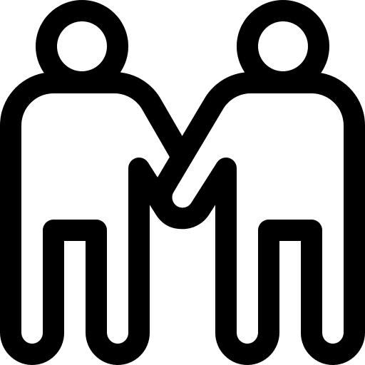 Holding hands holding hands team work icon