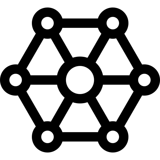 Network networking marketing omnichannel icon