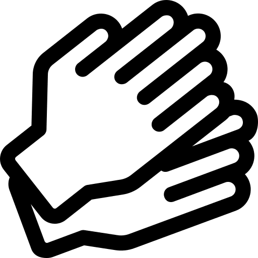 Clap clap hands and gestures applause icon