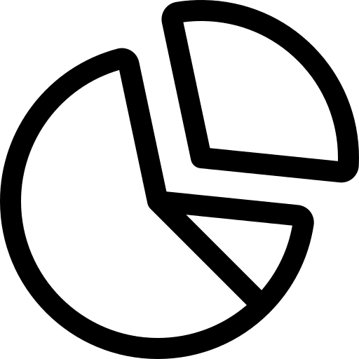 Pie chart pie chart graphical stats icon