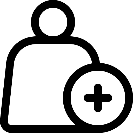 User user add add friend icon