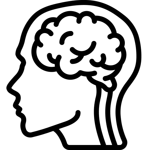 Brain brain body organ healthcare and medical icon