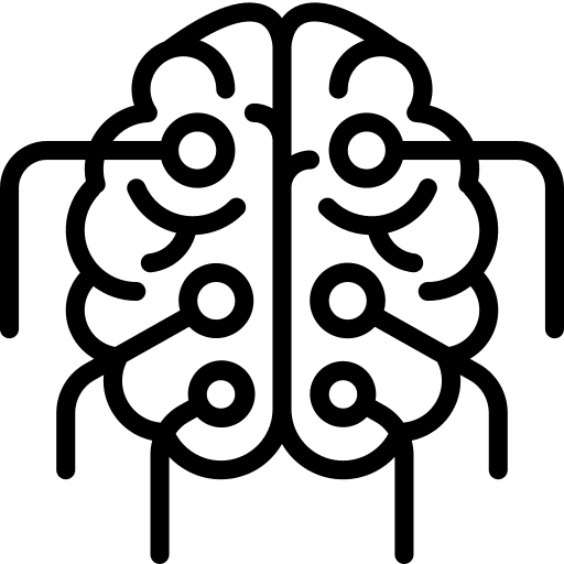 Brain healthcare and medical medical wired icon Brain healthcare and medical medical wired icon