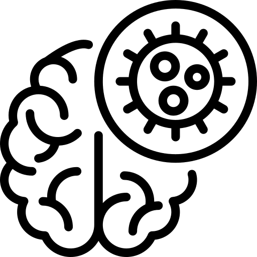 Brain body organ disease human brain icon Brain body organ disease human brain icon