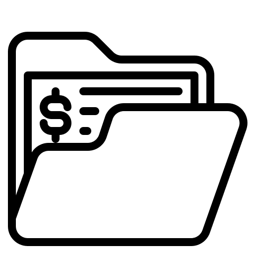 Folder document business business and finance icon