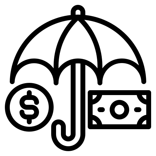 Insurance insurance safe money icon