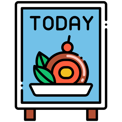 Daily specials daily specials special daily icon