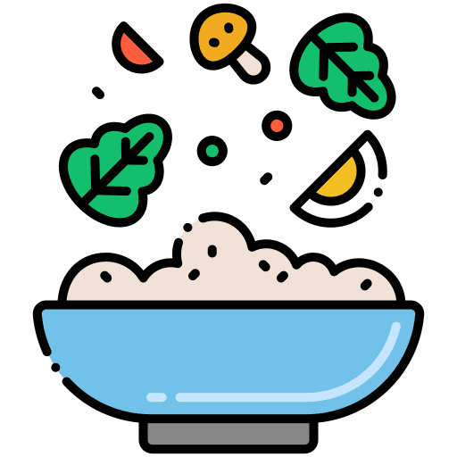 Healthy eating eating rice healthy food icon