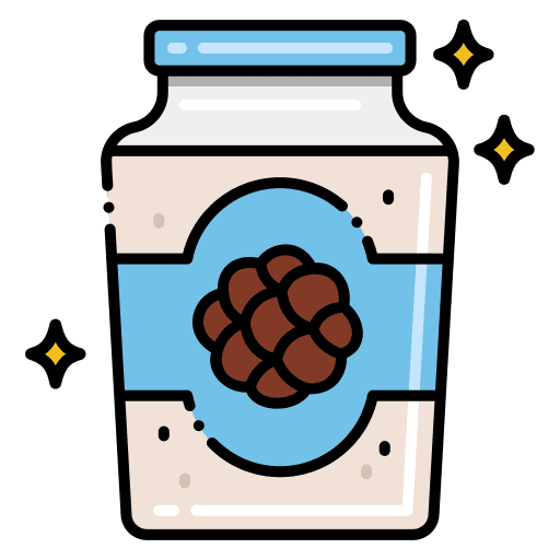 Truffle jar food sauce icon