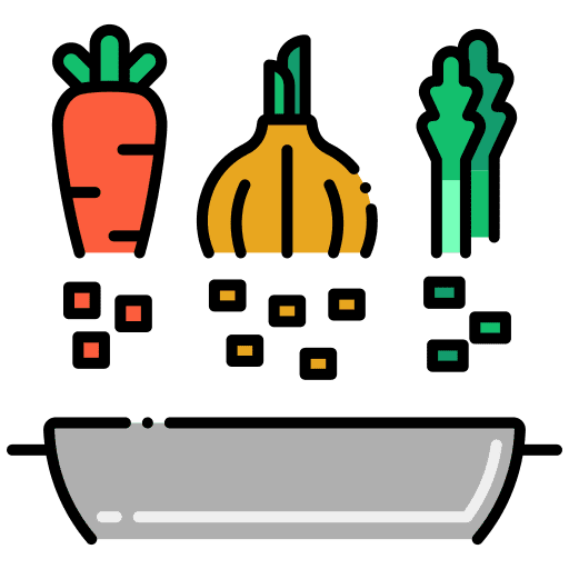 Vegetables organic food and restaurant carrots icon