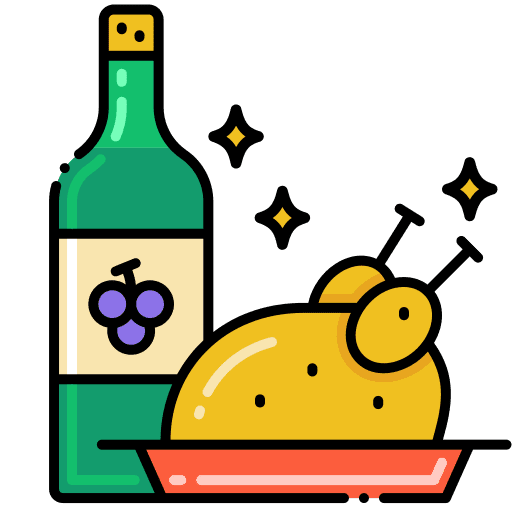 Dinner meat animals food icon