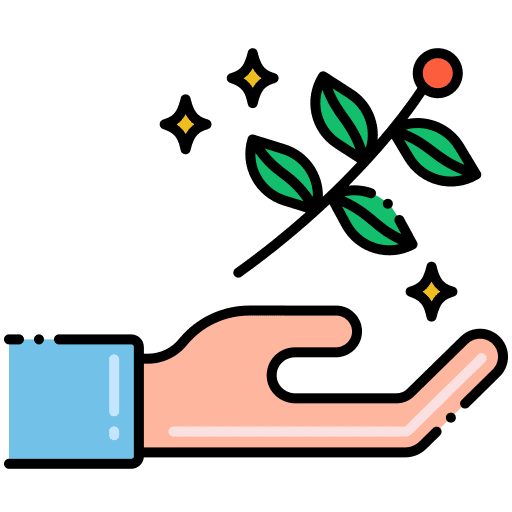 Herbs fresh food and restaurant herbs icon