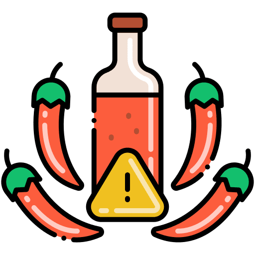 Hot sauce food and restaurant hot sauce icon