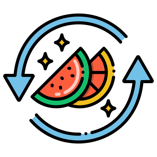 Fruit cycle fruit summer icon