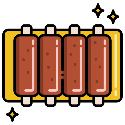 Meat lamb butcher barbecue icon