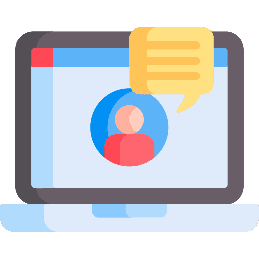 Laptop profile laptop report icon