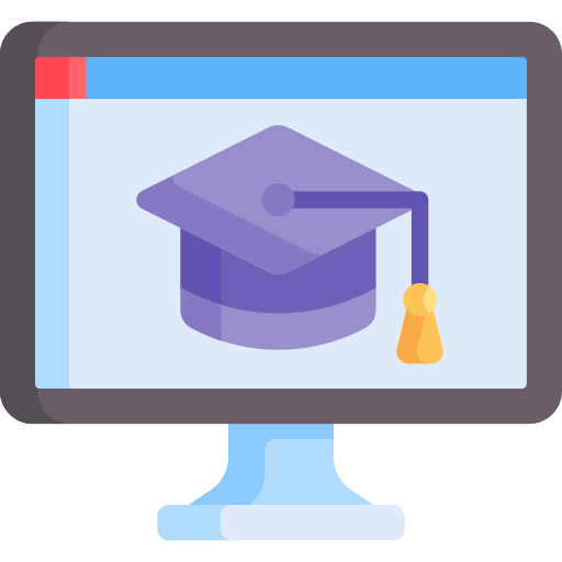 Online learning course online learning online shop icon
