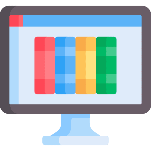 Online library education books library icon Online library education books library icon